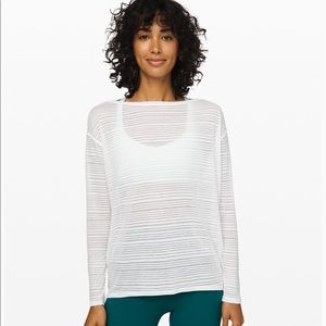 Back in Action Long Sleeve Sheer